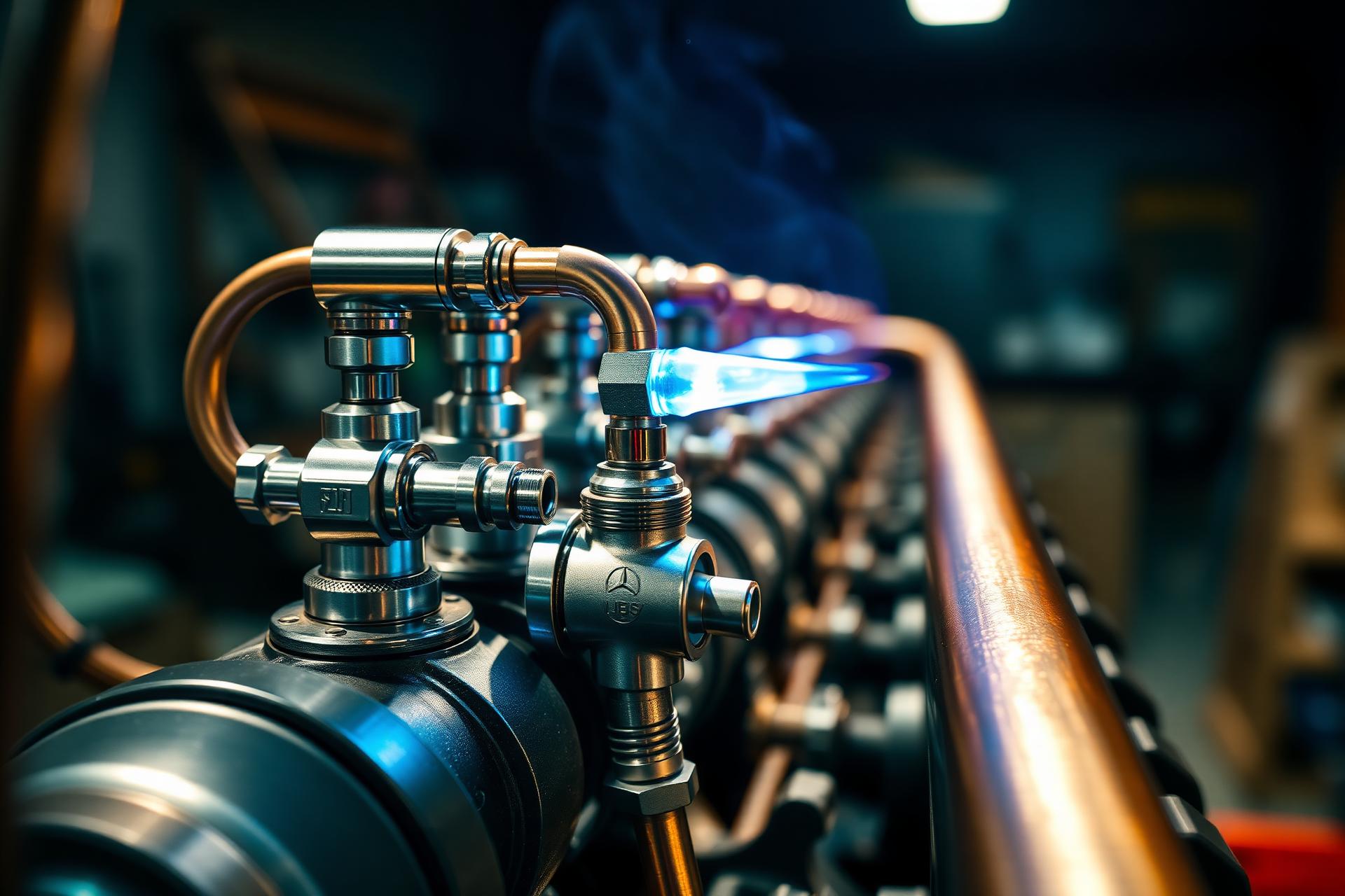 High-pressure hydrogen injection prototype in the workshop